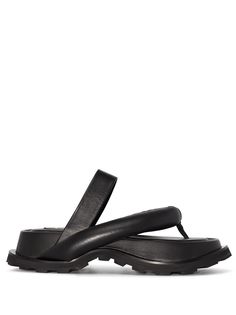 Jil Sander массивные сандалии