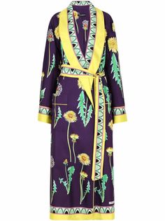 Dolce & Gabbana халат с цветочным принтом