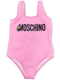 Moschino Kids купальник с логотипом