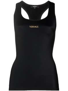 Versace спортивный топ с логотипом