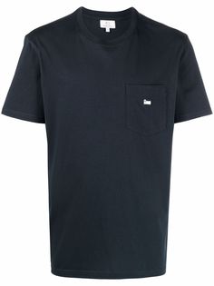 Woolrich футболка с нагрудным карманом