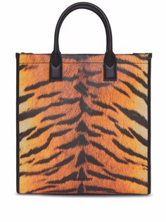 Burberry сумка-тоут с тигровым принтом