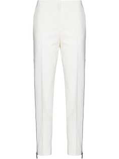 Alexander McQueen брюки строгого кроя с молниями