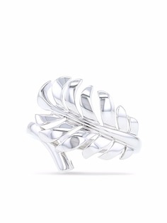 Chanel Pre-Owned кольцо Plume de Chanel из белого золота