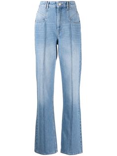 Isabel Marant прямые джинсы с завышенной талией