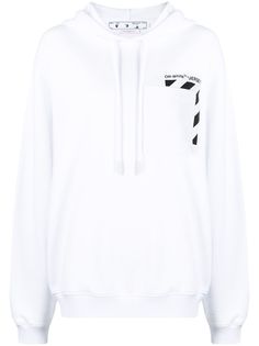 Off-White худи с логотипом
