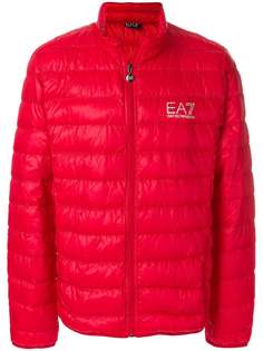 Ea7 Emporio Armani пуховая куртка с логотипом
