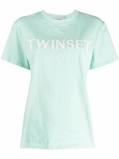 TWINSET футболка с логотипом