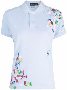 Polo Ralph Lauren рубашка поло Paint-Splatter Classic-Fit