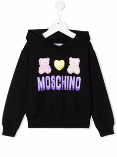 Moschino Kids худи с логотипом