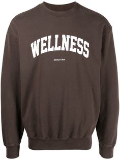 Sporty & Rich толстовка Wellness с круглым вырезом и логотипом