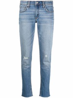 Rag & Bone джинсы бойфренды Dre с прорезями