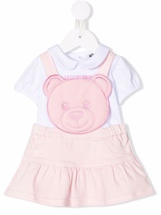 Moschino Kids юбка с логотипом Teddy Bear