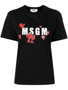 MSGM футболка с логотипом