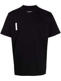 sacai футболка с надписью