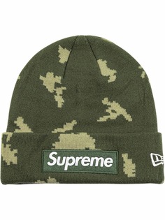 Supreme шапка бини с логотипом Box из коллаборации с New Era