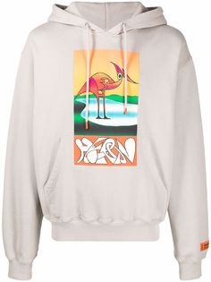 Heron Preston худи с абстрактным принтом