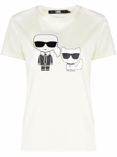 Karl Lagerfeld футболка с графичным принтом