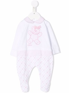 Le Bebé Enfant пижама с вышивкой Teddy Bear