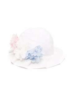 Le Bebé Enfant шляпа с цветочной аппликацией