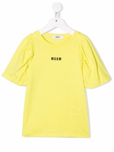 MSGM Kids футболка с логотипом