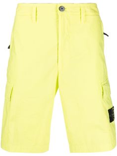 Stone Island шорты карго с нашивкой Compass