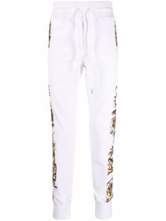 Versace Jeans Couture спортивные брюки со вставками и принтом Regalia Baroque