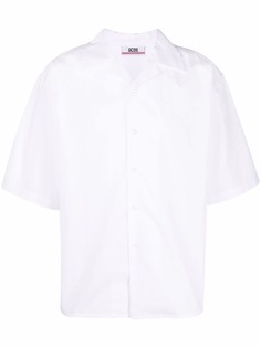 Gcds рубашка с короткими рукавами и вышитым логотипом