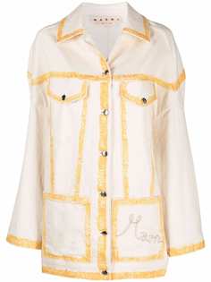 Marni джинсовая куртка оверсайз