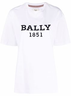 Bally футболка с логотипом