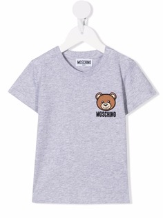 Moschino Kids футболка с вышивкой Teddy Bear