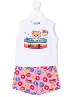 Moschino Kids декорированный ромпер