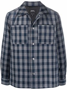 A.P.C. куртка в клетку