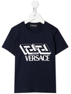 Versace Kids футболка с логотипом