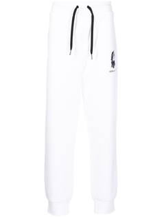 Armani Exchange спортивные брюки с кулиской и графичным принтом