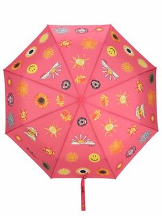 Moschino зонт с графичным принтом