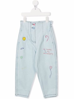 Philosophy Di Lorenzo Serafini Kids прямые джинсы с вышивкой