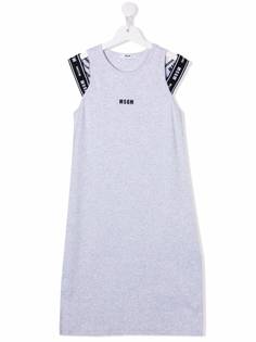 MSGM Kids платье с логотипом