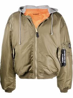 VETEMENTS двусторонний бомбер из коллаборации с Alpha Industries