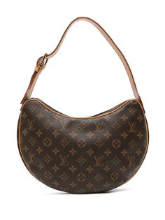 Louis Vuitton сумка на плечо Croissant MM 2002-го года с монограммой