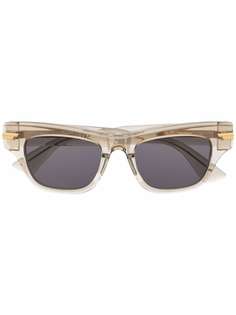 Bottega Veneta Eyewear солнцезащитные очки Line в квадратной оправе