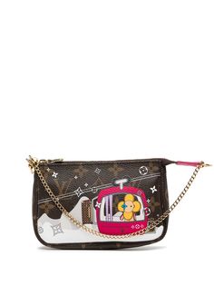 Louis Vuitton мини-клатч Pochette Accessoires Vivienne 2019-го года