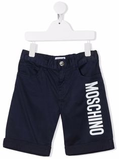 Moschino Kids шорты-бермуды с логотипом