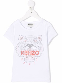 Kenzo Kids футболка с принтом Tiger