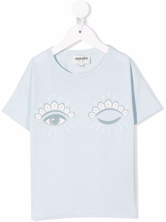 Kenzo Kids футболка из органического хлопка с принтом