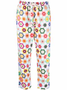 Mira Mikati брюки с цветочным принтом