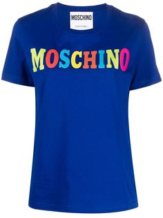 Moschino футболка с логотипом