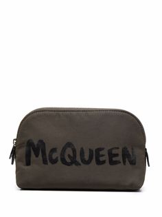 Alexander McQueen косметичка с логотипом