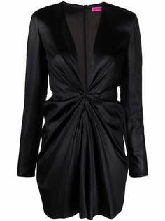 GAUGE81 платье мини с V-образным вырезом и сборками