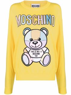 Moschino толстовка с принтом Teddy Bear